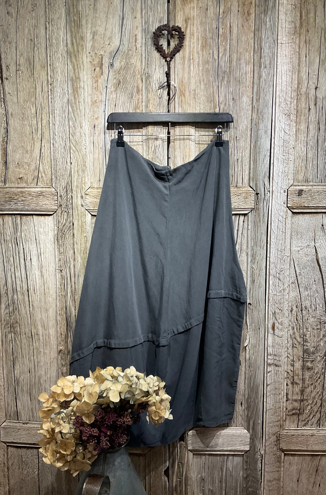 Preloved LURDES BERGADA, Charcoal Grey Skirt