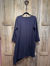 Preloved Officinae Navy Jersey Tunic Top