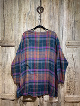 Preloved SAHARA Pink and Blue Tartan Shirt