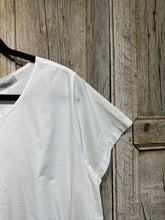 Preloved Rundholz White Cotton Tunic Dress