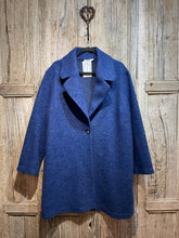 Preloved NATURE Blue Wool Coat