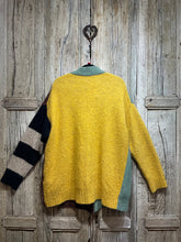 Preloved Physique Du Role Block Colour Alpaca Knit Cardigan