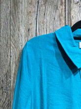 Preloved SAHARA Turquoise Shirt Jacket