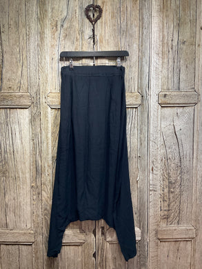 Preloved Gershon Bram Black Low Rise Trousers