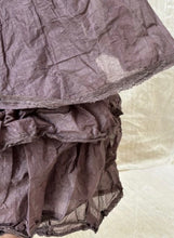 Les Ours Madeleine Organza Aubergine Skirt AW26