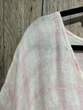 Preloved Meg By Design Pink Check Linen Dress