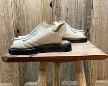 Preloved White Sandals with Tubular Detail