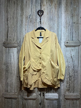 Preloved Manesera Golden Yellow Raw Edge Jacket