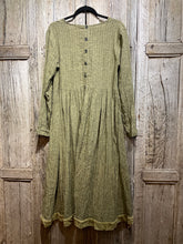 Preloved Green Linen Dress