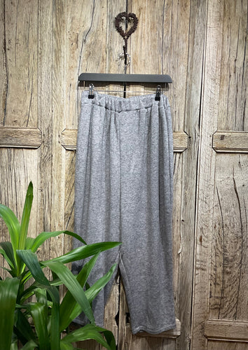 Preloved LOCKER ROAM Super Soft Drop-Crotch Trousers Grey