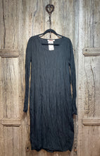 Preloved Privatsachen Black Crinkle Silk Dress
