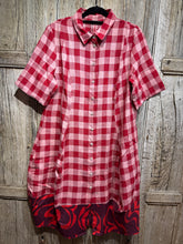 Alembika Red Check Dress SD818C SS25