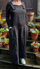 Mama B MARTEDI E Teuse Antracite Linen Jumpsuit SS26