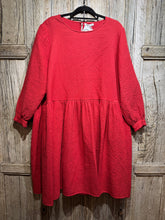 Preloved Cabbages & Roses Red Quilted Tunic