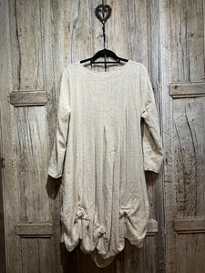 Preloved APUNTO B Cream Wool Dress