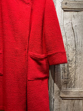 Preloved SAHARA Red Wool Coat