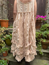 JLS Antique Cream Lace & Embroidery Cotton Sun Dress 1102
