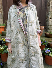 JLS Button Up Reversible Long Duster Dress Coat D31