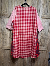 Alembika Red Check Dress SD815C SS25