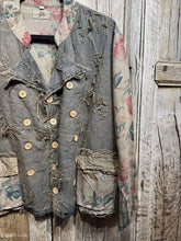 JLS Double Breasted Cotton Floral Jacket 1111