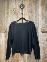 Preloved CHOKLATE Black Jumper with Star Detail