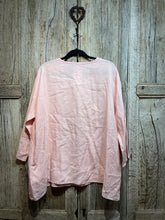 Preloved BARBARA LANG Pink Linen Oversize Top