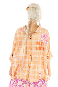 Magnolia Pearl Preloved YD Check Adison Workshirt 1441