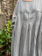 JLS Pale Grey Check Soft Cotton Dress D55