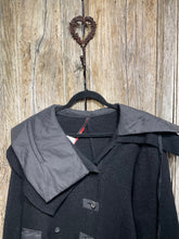 Preloved Wool Jacket with Asymmetrical Collar
