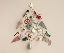 Maileg Metal Ornament - Small Drum - Classic Green