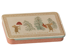 Maileg Metal Box Sliding Lid - Christmas Mice
