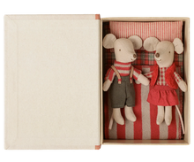 Maileg Christmas Twin Mice - Little Sister & Brother in Book