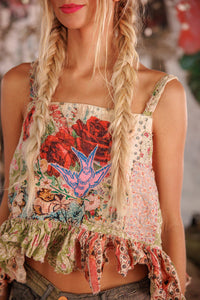 Magnolia Pearl Patchwork Catalina Tank 406