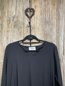 Preloved E.D. Long Sleeve Black Tapered Tunic