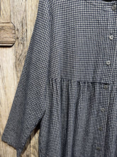 THING Navy Mini Check Dress 7085 AW25