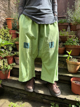 JLS Green Patchwork Pants D55