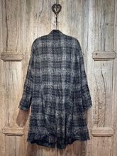 Preloved Oska Grey Check Wool Coat