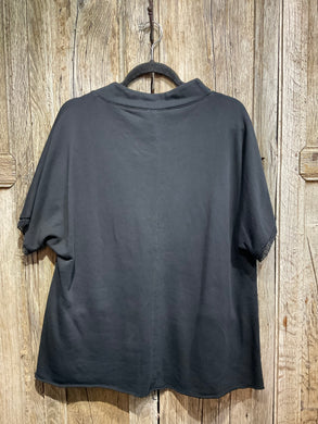 Preloved OZAI N KŪ Black Jersey Top