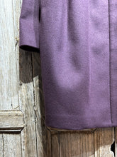 Preloved Tara Jarmon Plum Wool Coat