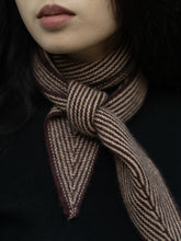 Oats & Rice Sailor Cashmere Rib Neck Scarf Mulberry OR25-NS03