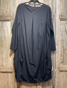 Preloved E.D. Long Sleeve Black Tapered Tunic