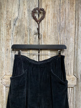 Preloved Black Velvet Trousers