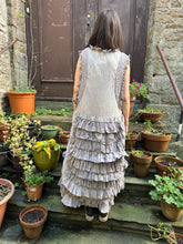 JLS Antique Grey Lace & Embroidery Cotton Sun Dress 1102