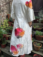 Khara Kapas Velvet Cream Poppy Dress