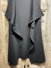 Preloved SHE’S SO Black Knit Waistcoat Merino Wool