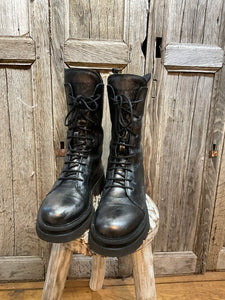 Preloved Patrizia Bonfanti Black/Silver Boots