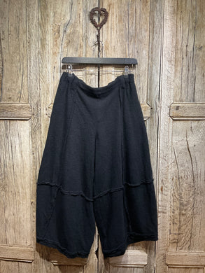 Preloved MOYURU Black Wool Wide Leg Trousers