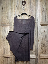Preloved Brown Jumper with Side Splits