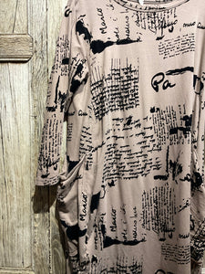 Preloved Graphic Print Jersey Dress