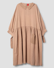 Ewa i Walla Storm Taupe Lise-Lott Dress 55866 AW24
